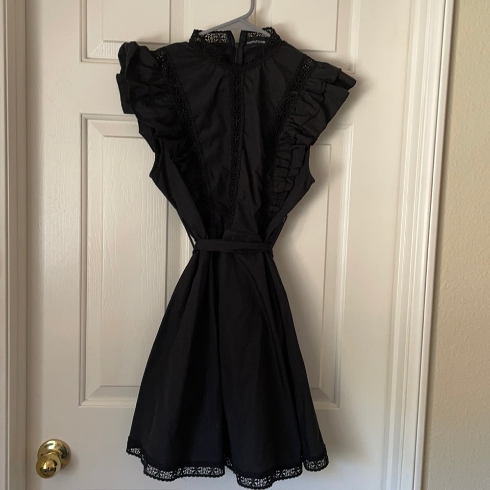 Black cocktail dress
